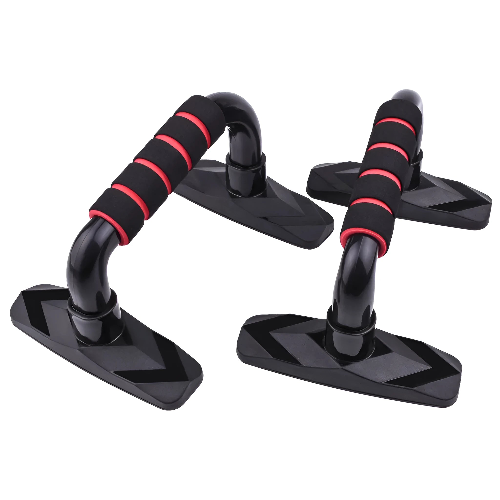 I-shaped push up bar exercise equipment set with PP sponge padding in choice of colours