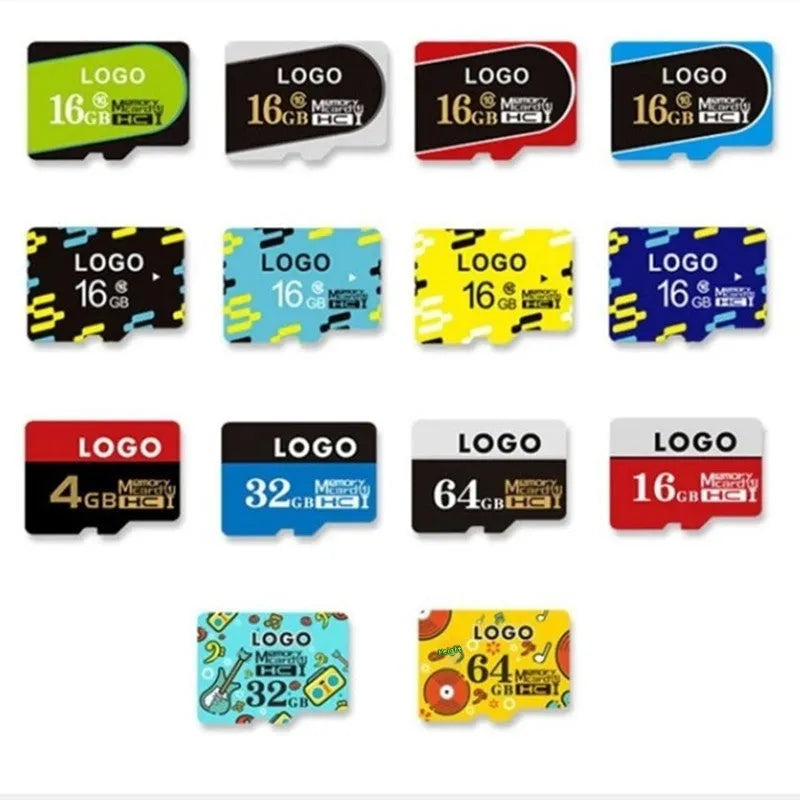 TF memory card with capacity options from 512MB to 512GB for recorder and monitoring device storage