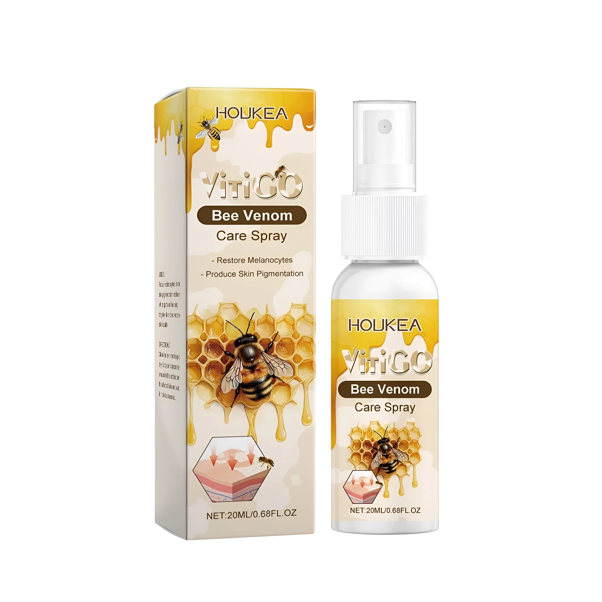 20 ml Care Spray bottle with menthol and bee venom for neck and shoulder pain relief