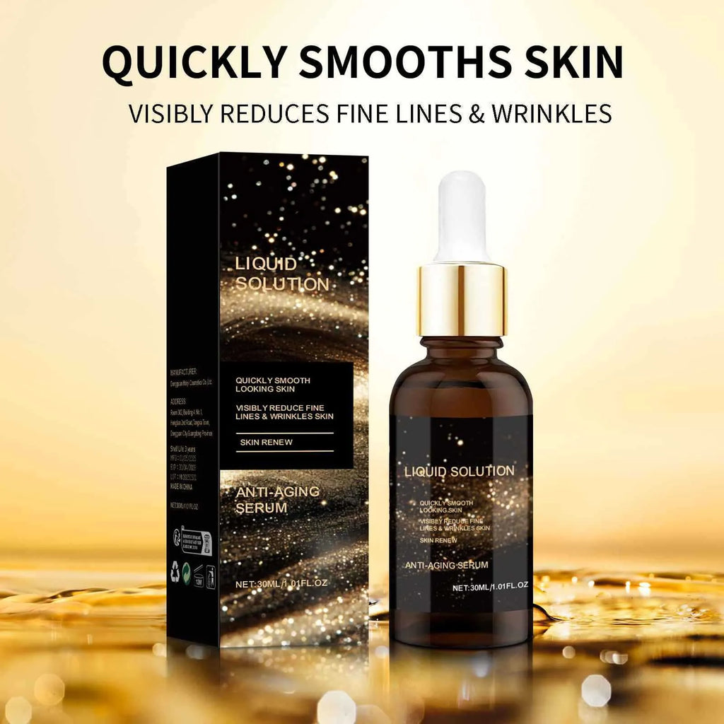 30ml facial moisturising solution bottle with hyaluronic acid and glycerin formula