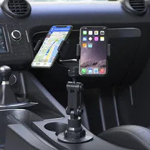 Silicone automobile phone holder with suction cup base in Peak-X5 colour