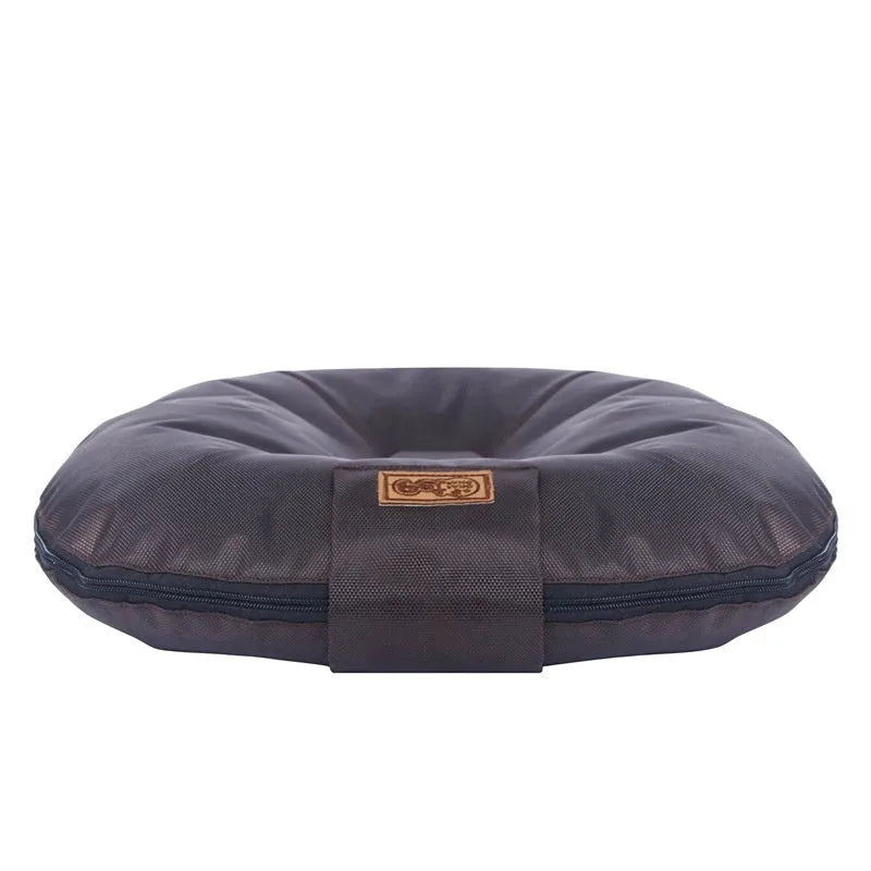 Small removable and washable dog mattress with Oxford cloth cover.