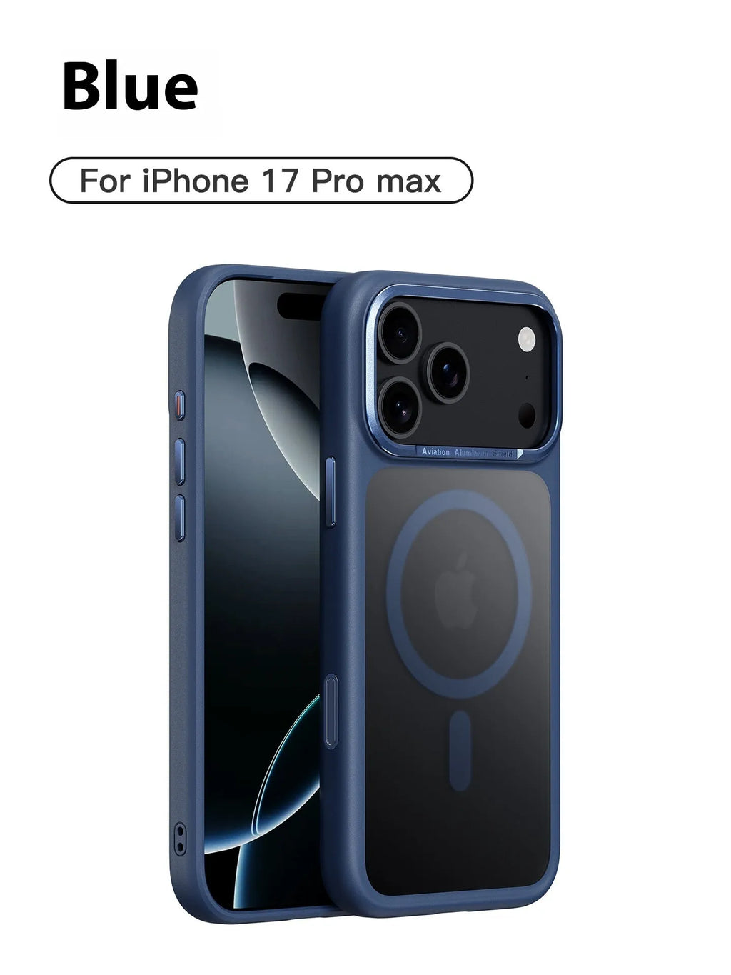 Frosted magnetic phone case for IPhone 17 series in multiple colour options showing anti-fingerprint surface