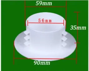 Plastic air conditioning hole cover kit with splits, plug caps, tuyeres, and sealing glue.