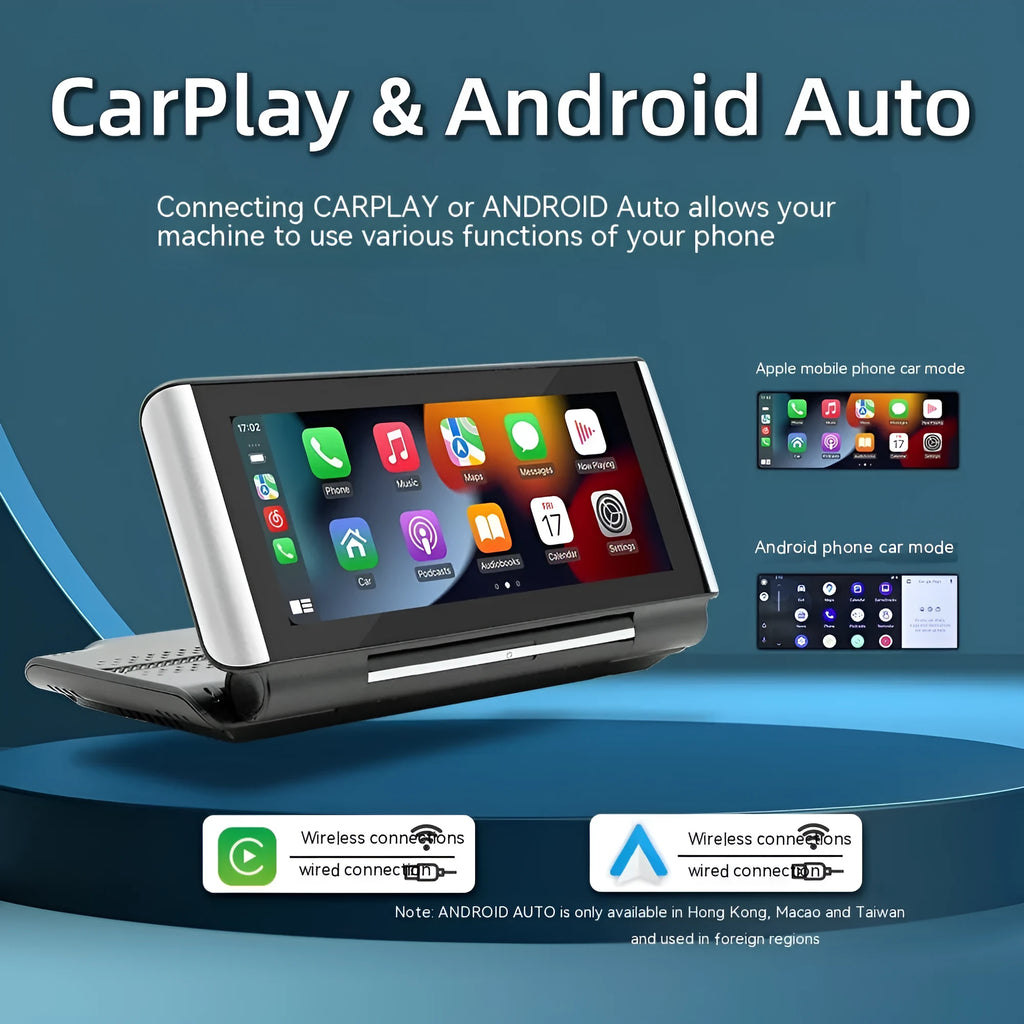 6.86 inch vehicle MP5 player with wireless CarPlay and reverse camera input