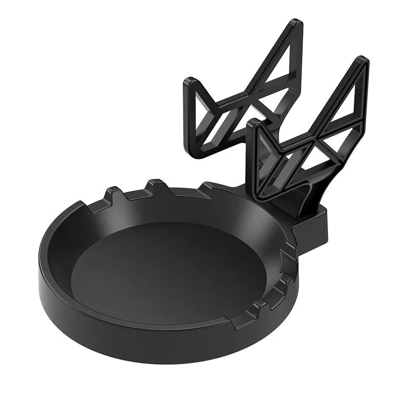 Universal wall hanging rack for game controllers with non-perforated mounting