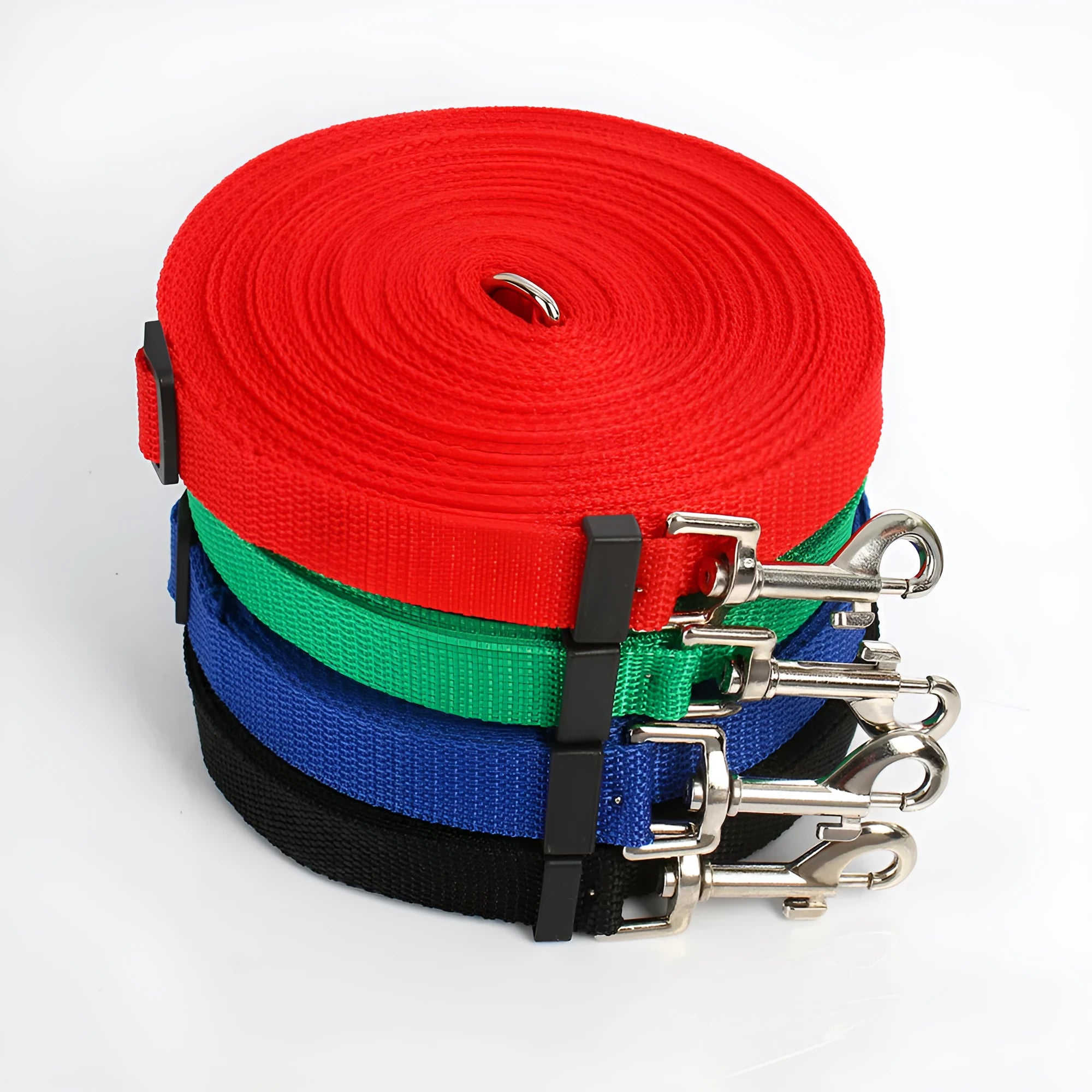 PP Pet Hand Holding Rope Lead 1.5m-50m x 2cm Fashion Dog Leash for Walking Training in Blue Black Red Green Pink Multiple Length Options