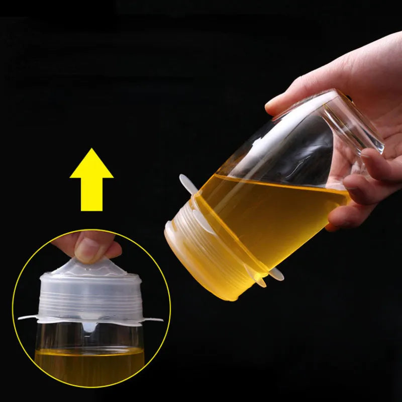 Six silicone stretch food covers in different sizes from 6.5cm to 20.5cm diameter