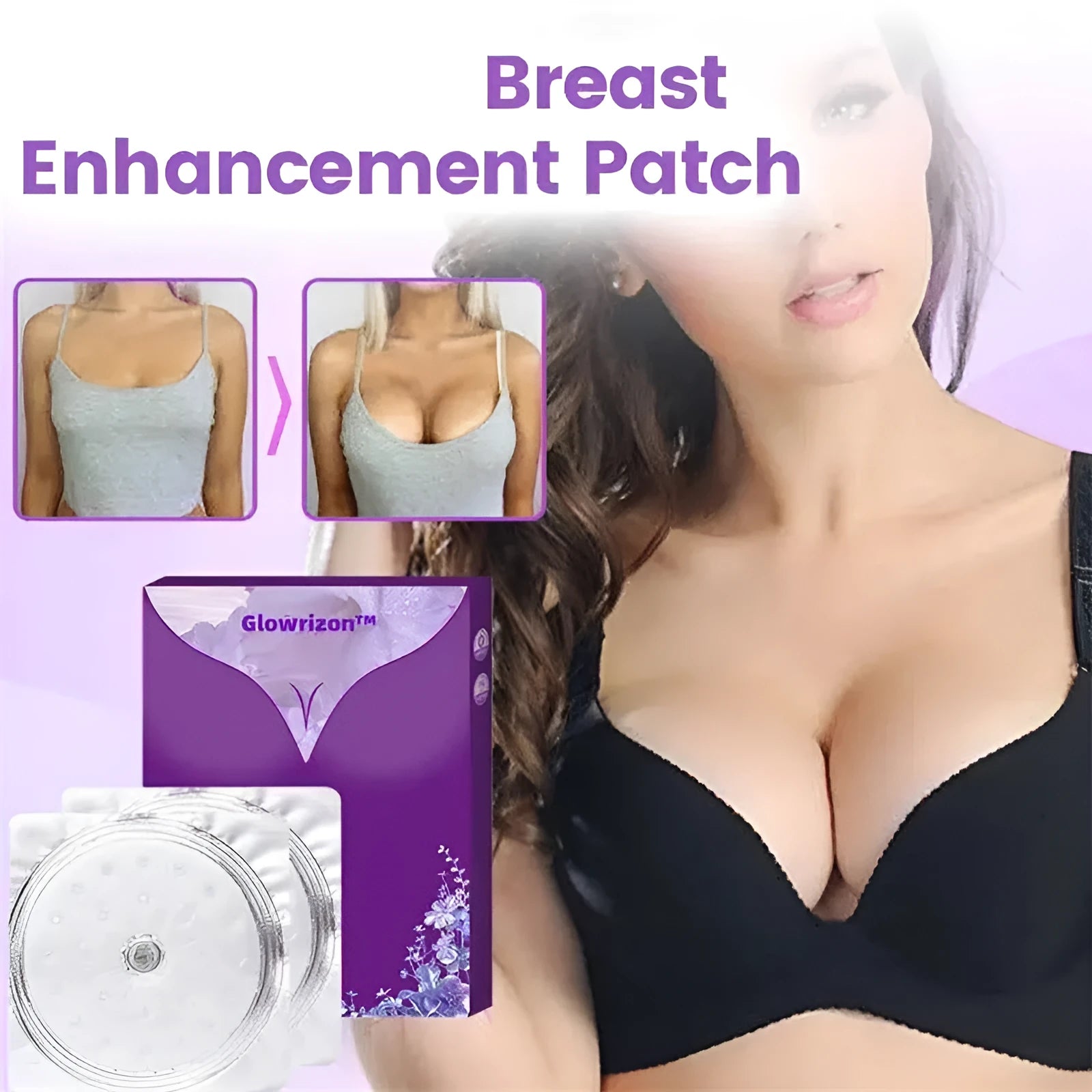 Skin-toned chest enhancement adhesive mask with silicone construction for contouring support