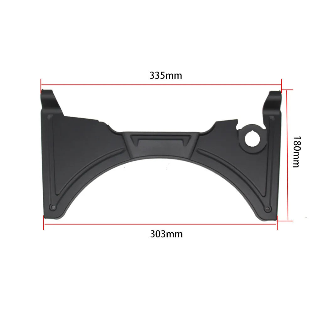 Black motorcycle cockpit fairing bodywork for BMW R1250GS and R1200GS models