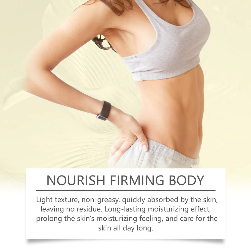 Body care kit with nourishing firming moisturising cream and skincare massage oil