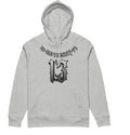 Hooded fleece-lined pullover sweater in loose fit available in multiple colours