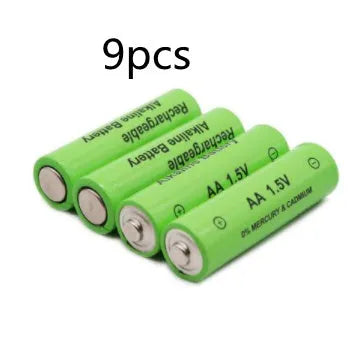 AA alkaline rechargeable battery with 3000mAh capacity and 1000 cycle rating.