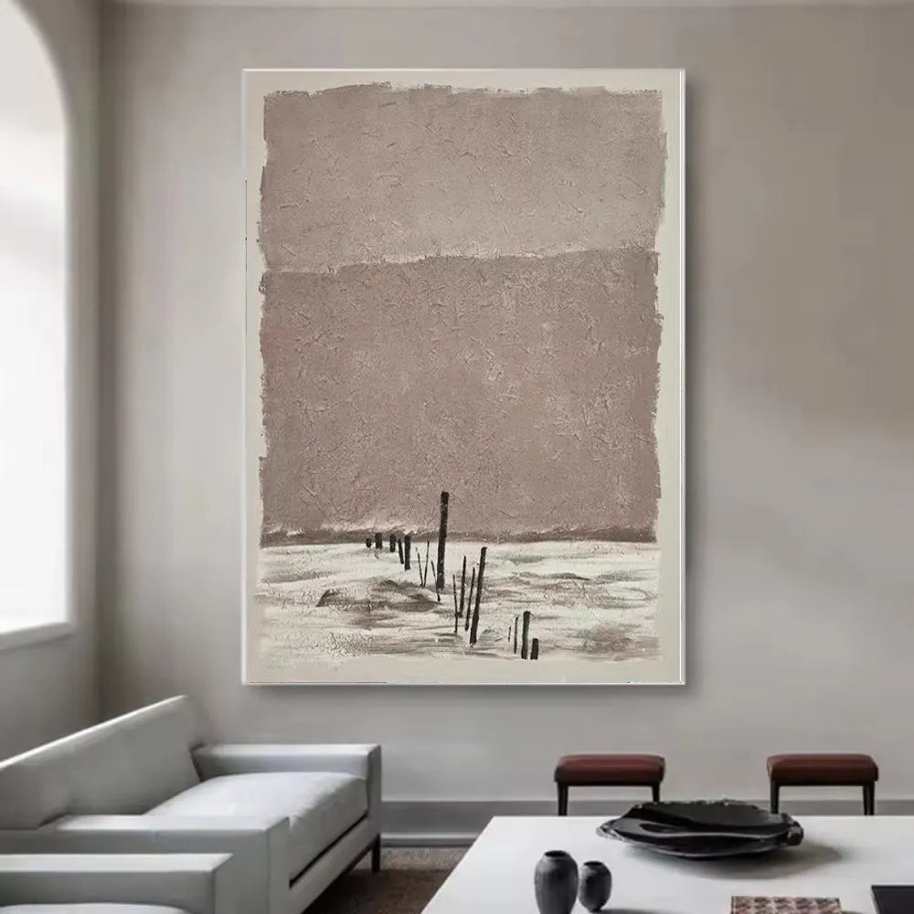 Handmade oil painting abstract canvas wall art rolled frameless unstretched, available in sizes from 40x60cm to 120x180cm