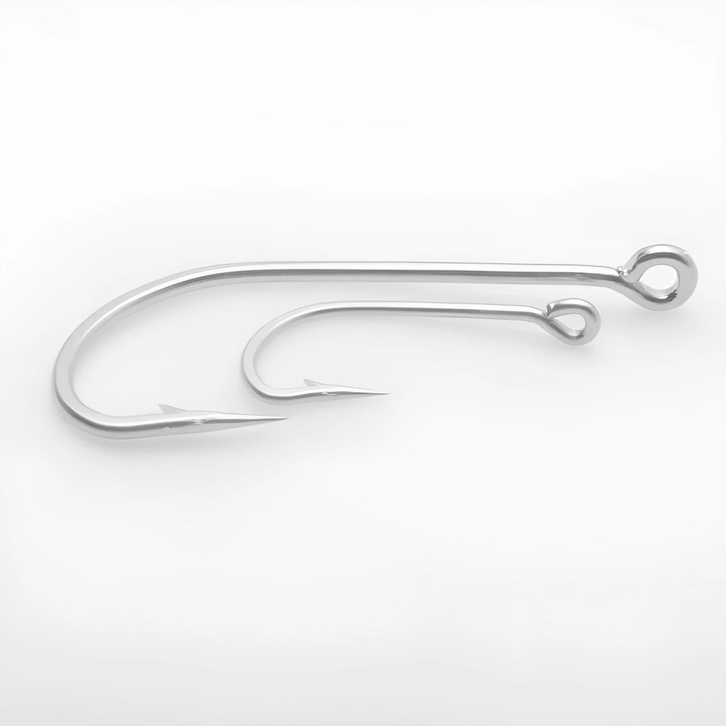 Alloy sea fishing hooks in multiple specifications for ocean boat fishing