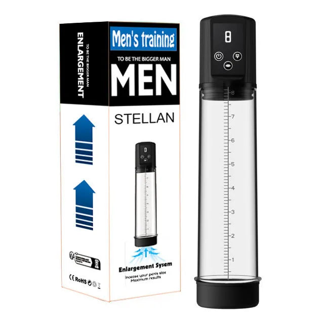 Male masturbation device with electric pump in diqiao electric training pump colour.