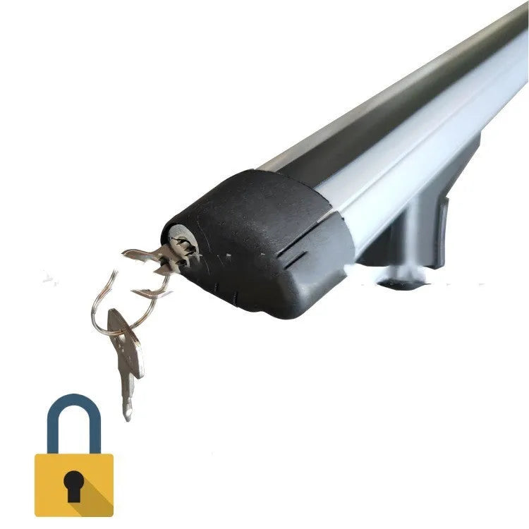 Alloy roof rack crossbars for GM SUV with adjustable 120-135cm sizing and 75kg capacity