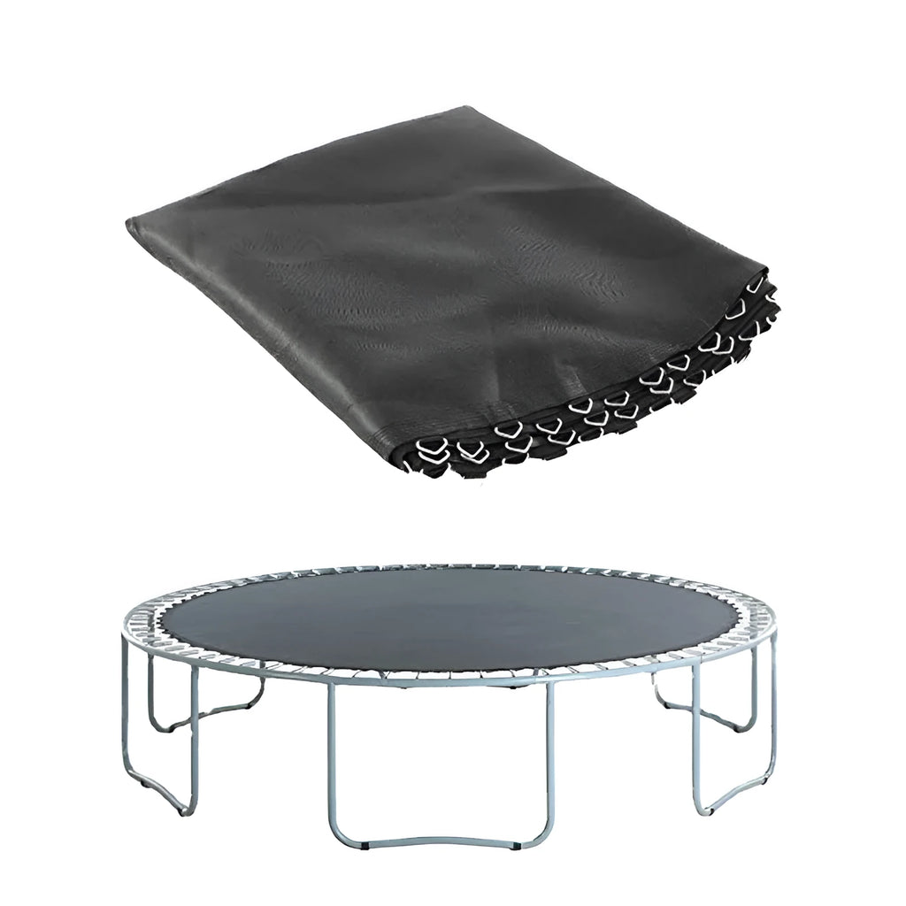 Large round elastic bungee cloth for trampoline safety pad replacement, shown with buckle buttons.