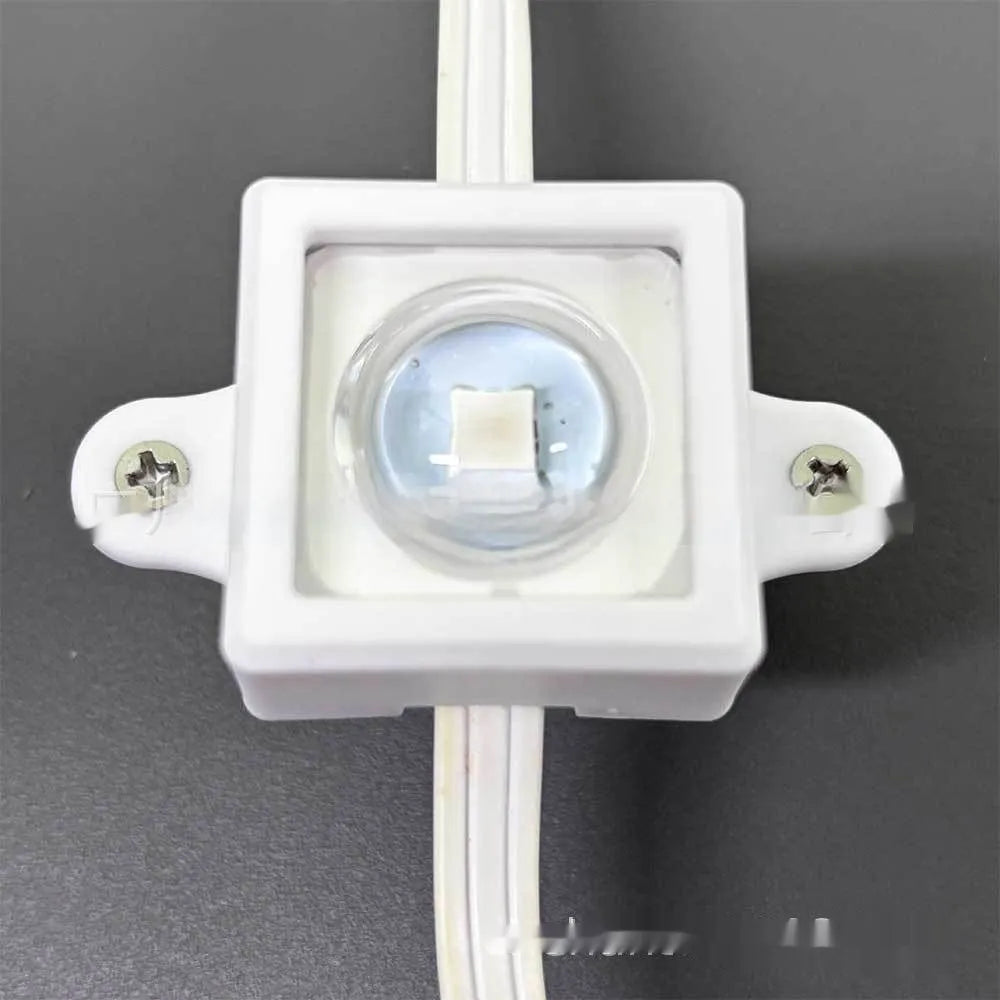 White plastic LED light protective lampshade and fixed mounting bracket