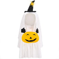 White pumpkin ghost costume for dog or cat on hanger