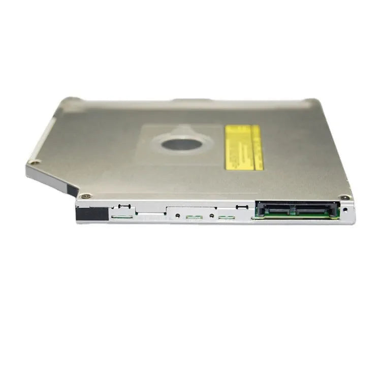 Silver Apple MacBook Pro 13 optical drive with slim 9.5mm profile and SATA interface