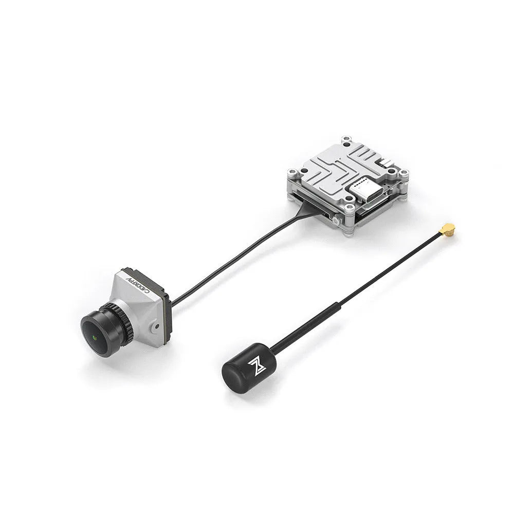 Silver Caddx ADAPTS DJI FPV Vista digital transmission kit with wires and screws