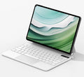 Huawei MatePad magnetic wireless keyboard cover in black or white with 11-inch keyboard