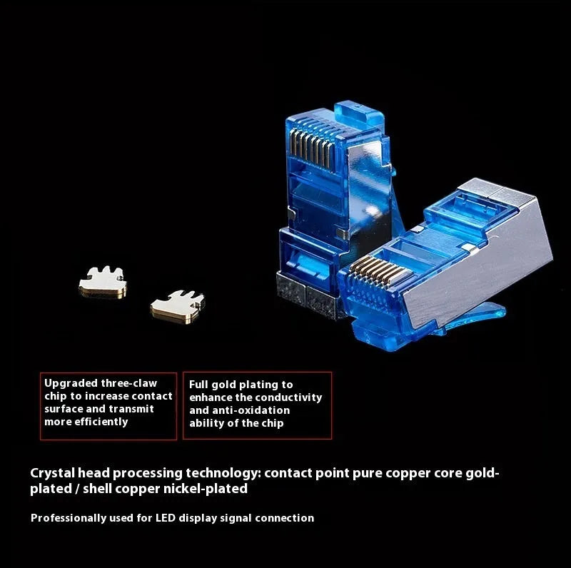 CAT6 RJ45 network converter cable with NE8FF docking connector in various length options