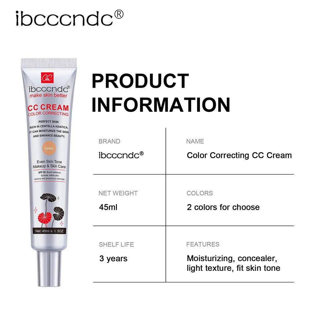 Erborian Centella Asiatica CC Cream makeup primer tube for colour correction and buildable coverage.