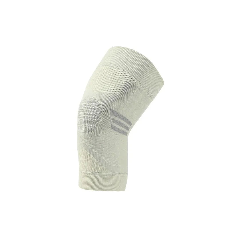 A pair of polyester sports knee pads for basketball and aerobics, shown in multiple colour options.