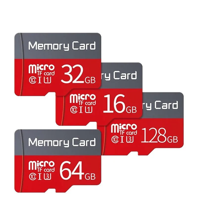 TF memory card with capacity options from 512MB to 512GB for recorder and monitoring device storage