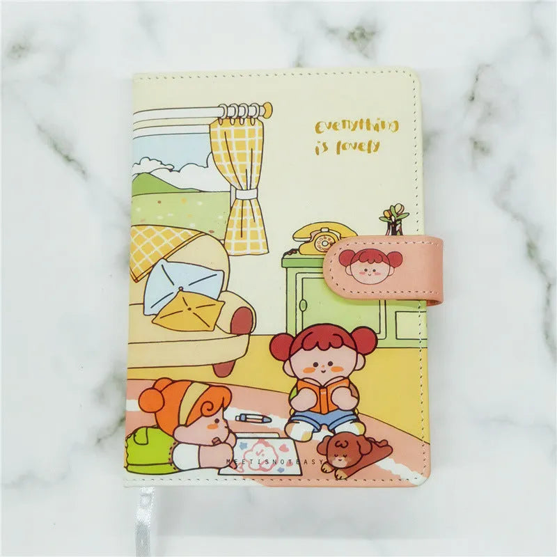 A5 thread-bound notepad with thematic paper cover and 180 Daolin paper sheets