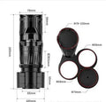 One Point Four black car water cup holder with retractable base extended.