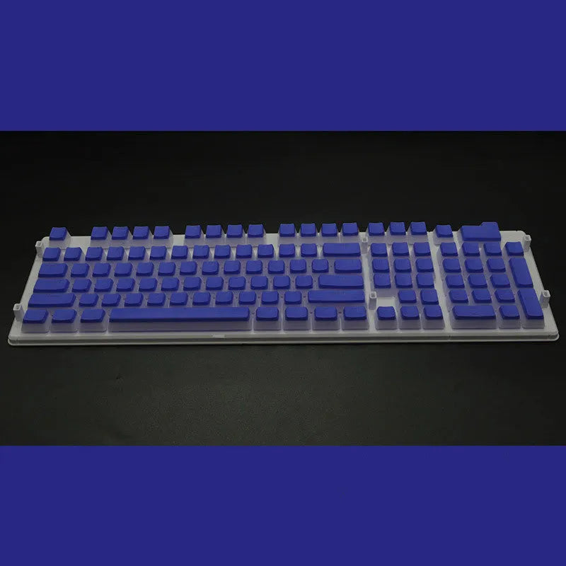 108 key pudding cream translucent mechanical keyboard keycap set in two-colour milk skin design
