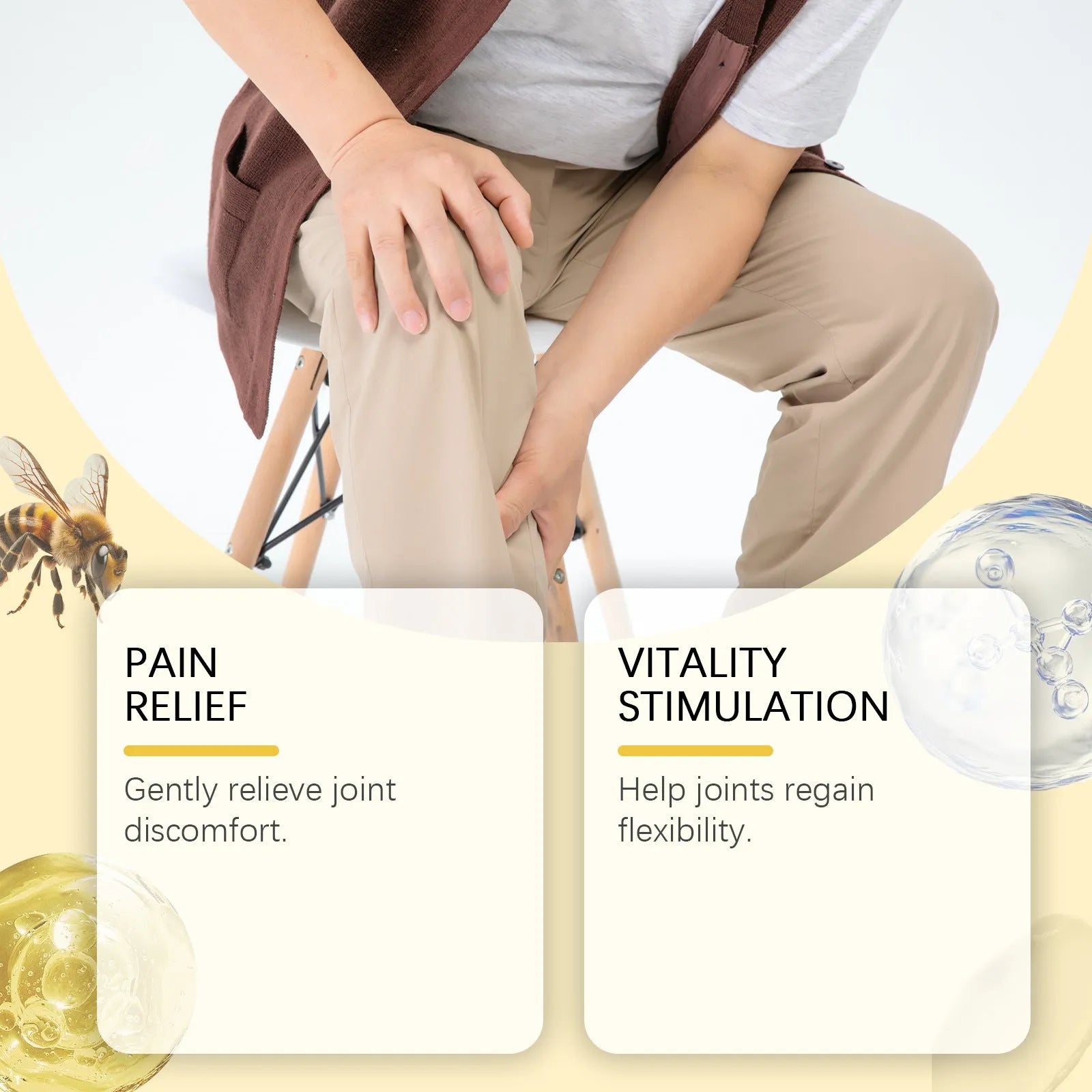 50g tube of Relieve Frost Joint Neck Cream with mild ingredients for topical application.
