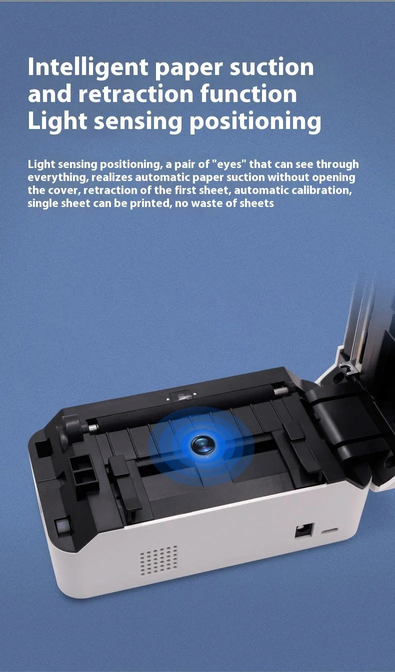 TDL401H Bluetooth thermal receipt printer with compact handheld design for mobile printing