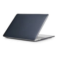 Transparent and black PC hard shell protective case for Apple MacBook Pro 14-inch and 16-inch laptops.
