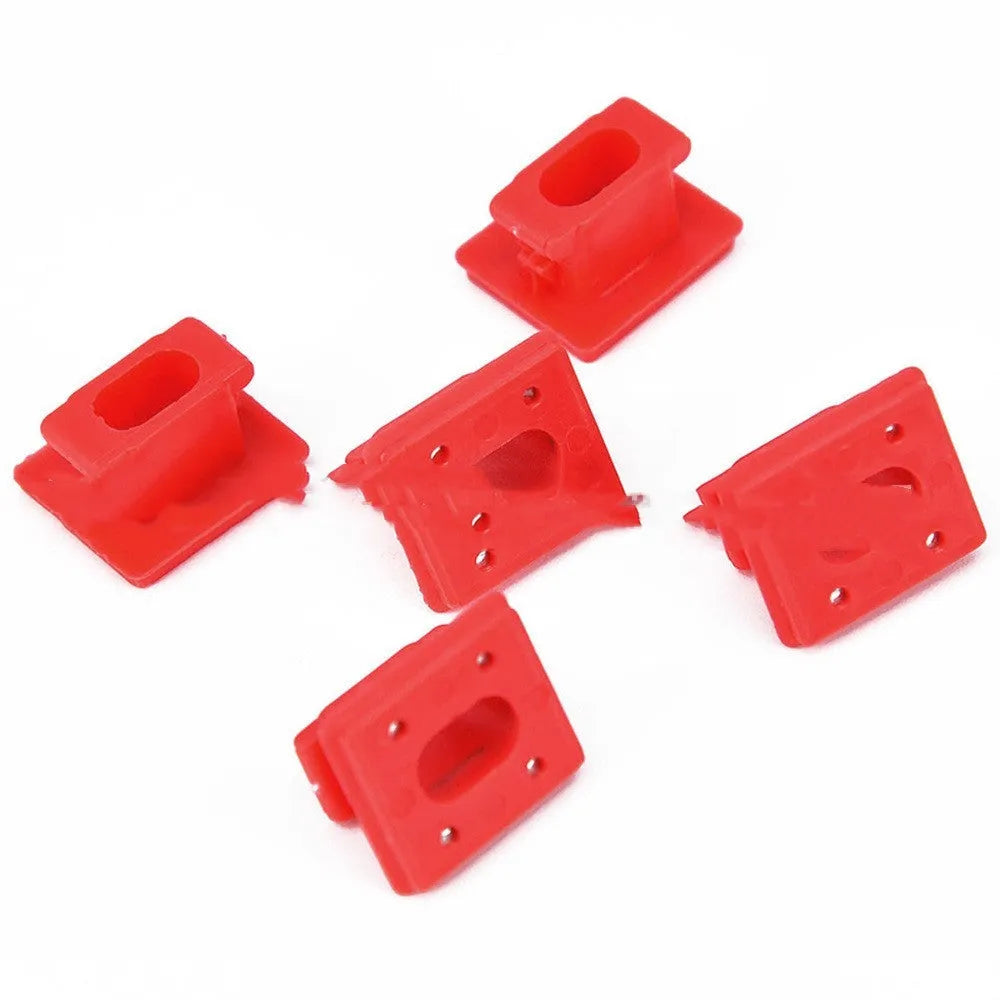 Plastic snap clips for BMW door walnut interior trim panel, 10-piece pack.