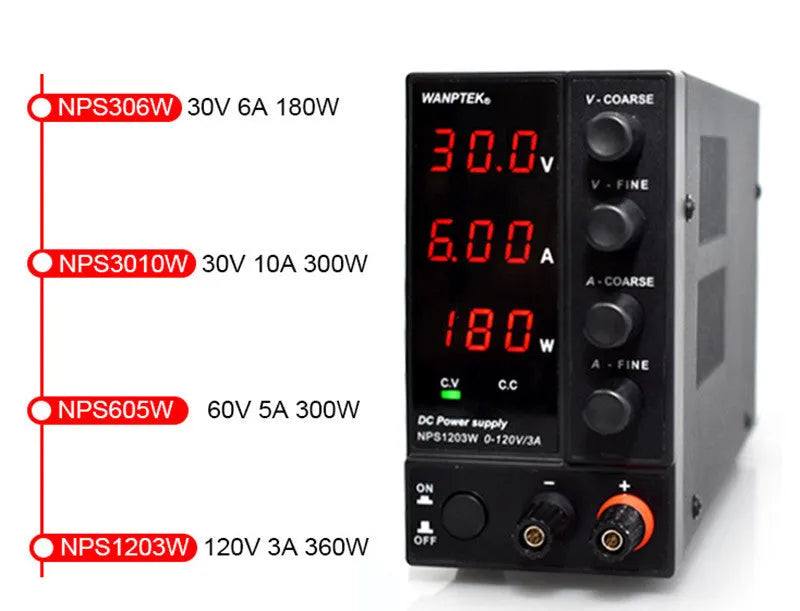 White NPS605W adjustable DC laboratory bench power supply for mobile phone and notebook repair