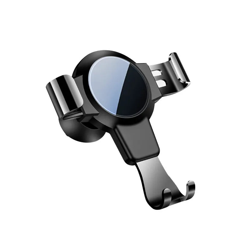 Black S4 gravity mirror mobile phone bracket mounted on car air conditioning vent