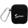 AirPods case cover in PC plastic with decorative patterns including flower and smiley face designs