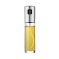 Gold ABS and glass kitchen oil vinegar spray bottle with push pump, 100ml capacity