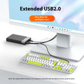 USB 3.0 hard disk enclosure for 3.5-inch SATA drives with sliding cover design