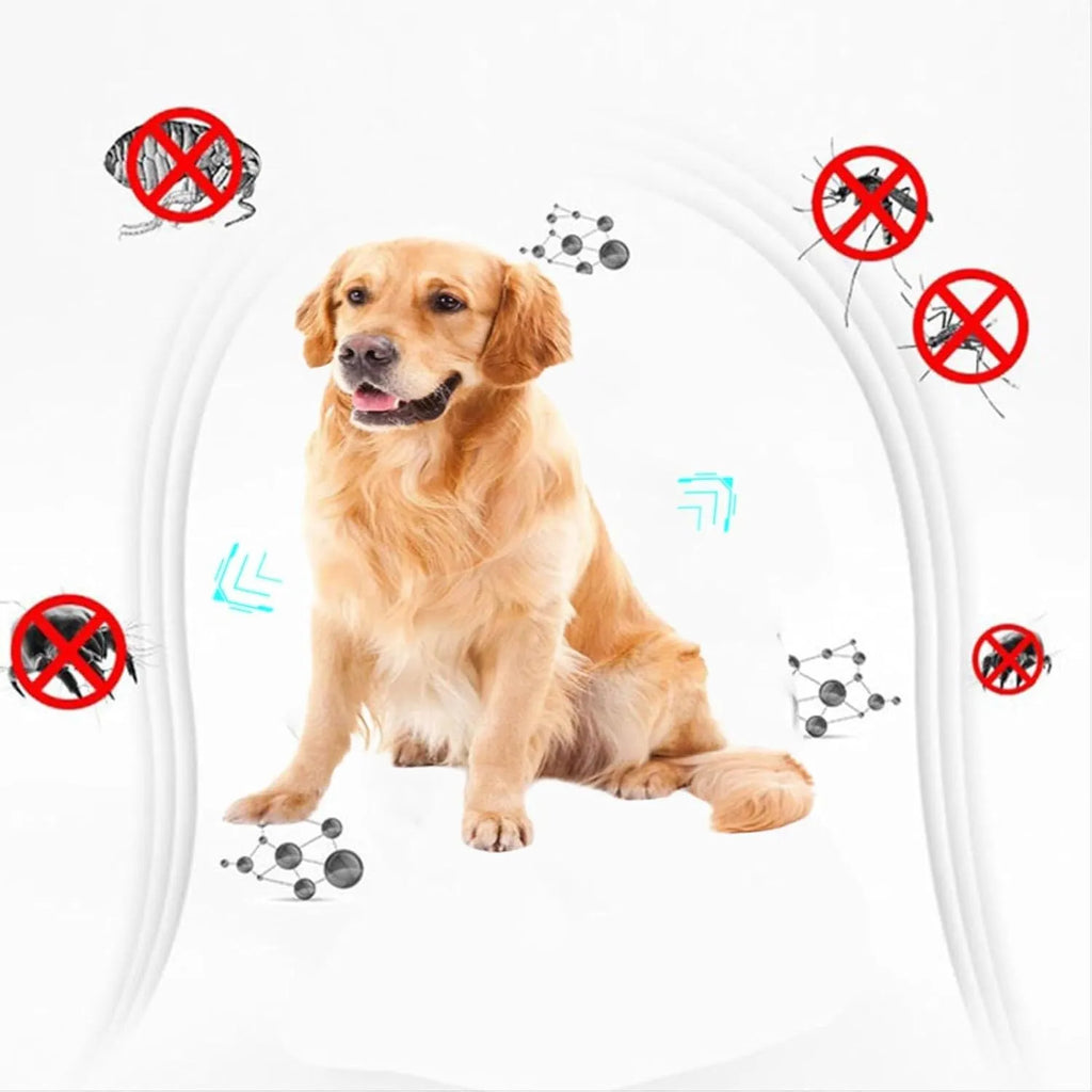 Double-sided plastic flea comb for pets with dense teeth and 0.85 cm by 5 cm dimensions