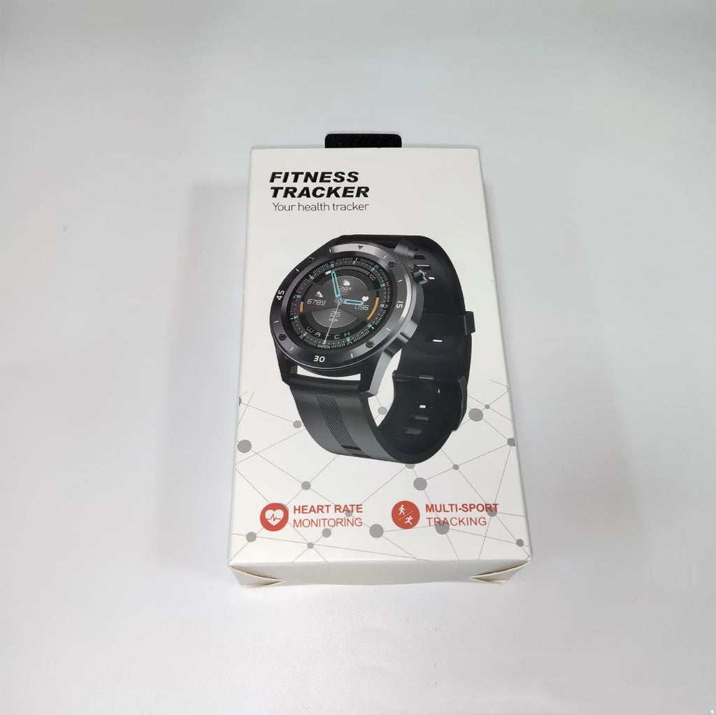 Waterproof smart watch with 1.54 inch screen compatible with Apple iPhone and Android devices