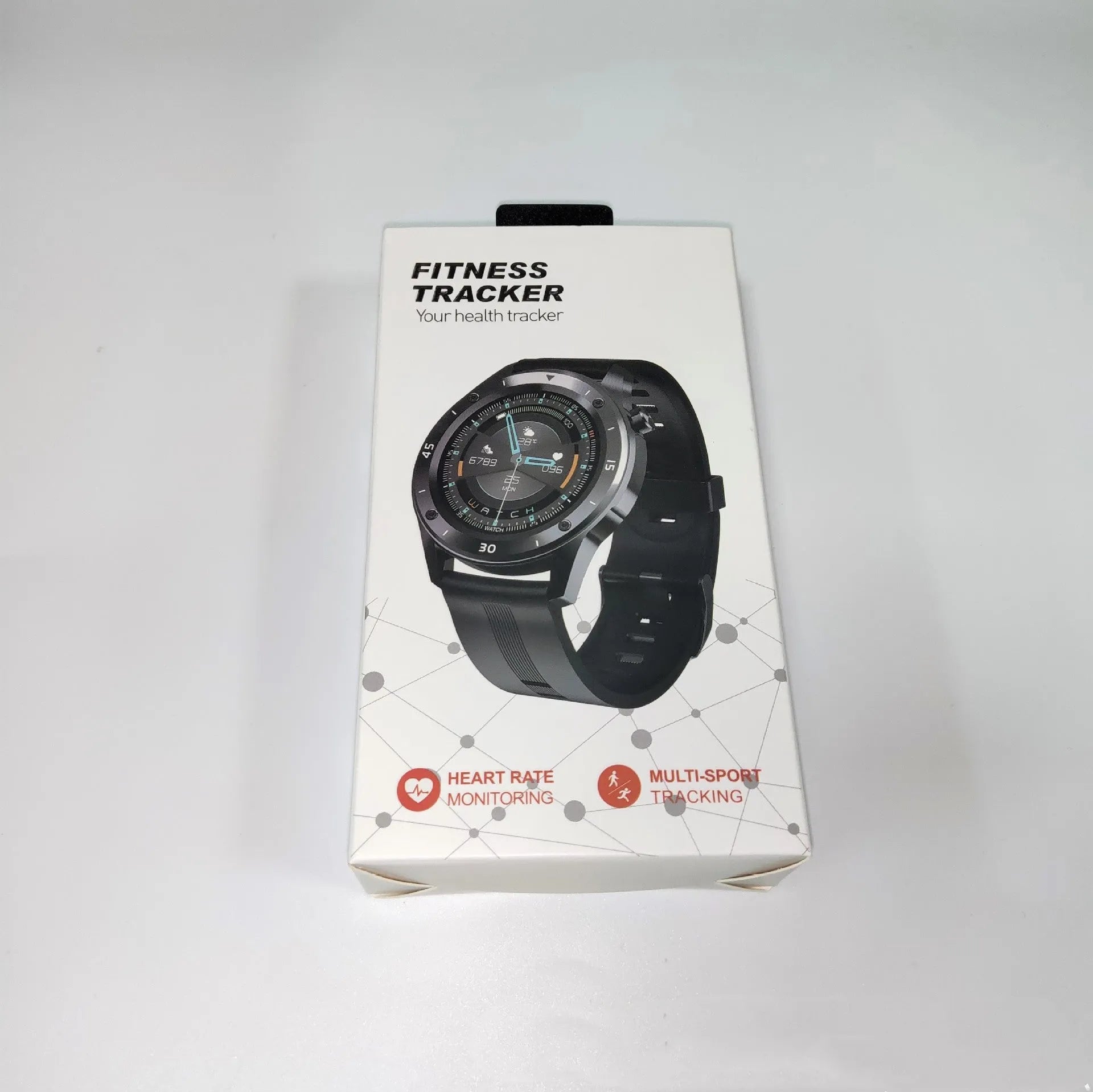 Waterproof smart watch with 1.54 inch screen compatible with Apple iPhone and Android devices