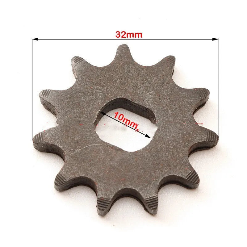 Cast iron motorcycle sprocket with 11 teeth for 25hT8F chain reduction systems
