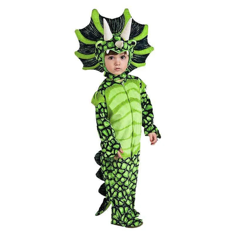 Children's Jurassic dinosaur Halloween costume in chemical fibre blended fabric