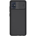 Black PC back cover case for Samsung Galaxy A51, hard shell protective phone case