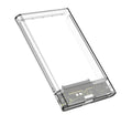Transparent PC hard disk box for 2TB 3TB 4TB SATA drive with USB interface